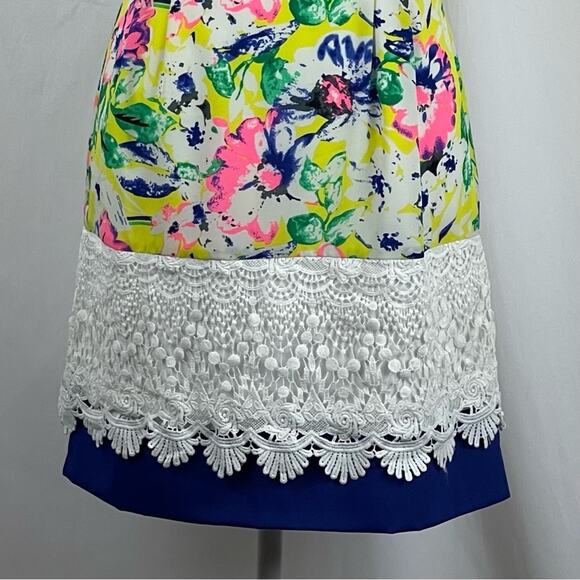 Anthropologie Esley Floral Lace Boho CottageCore Dress NWOT - Picture 4 of 12